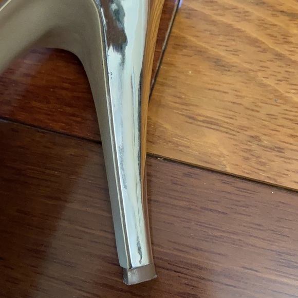 Orange silver heels- 11cm - Picture 5 of 9